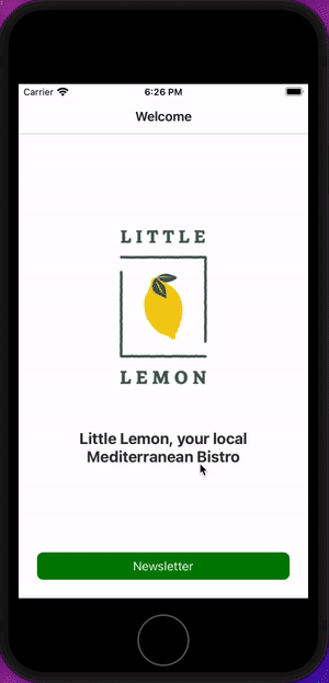 Newsletter subscription application