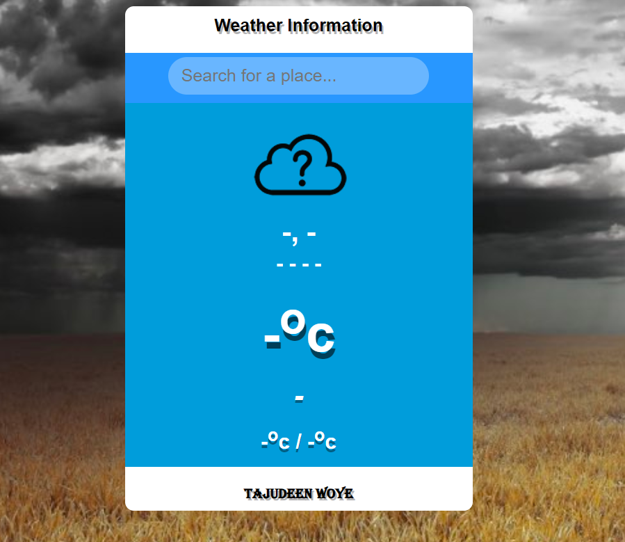 Weather App
